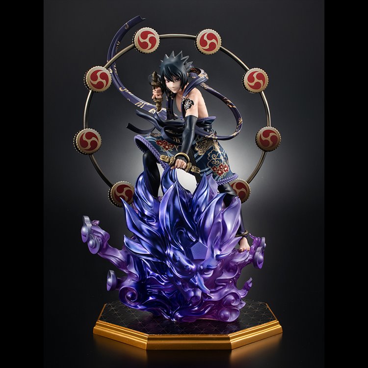 Naruto Shippuden - Precious G.e.m.series Naruto-shippuden- Sasuke Uchiha Thunder God PVC Figure