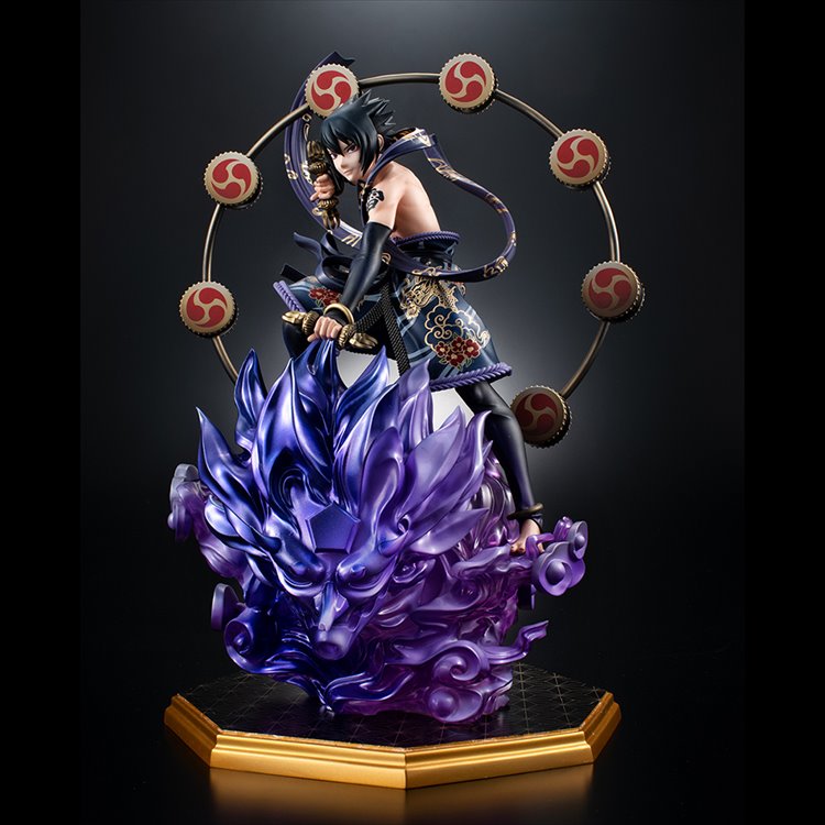 Naruto Shippuden - Precious G.e.m.series Naruto-shippuden- Sasuke Uchiha Thunder God PVC Figure