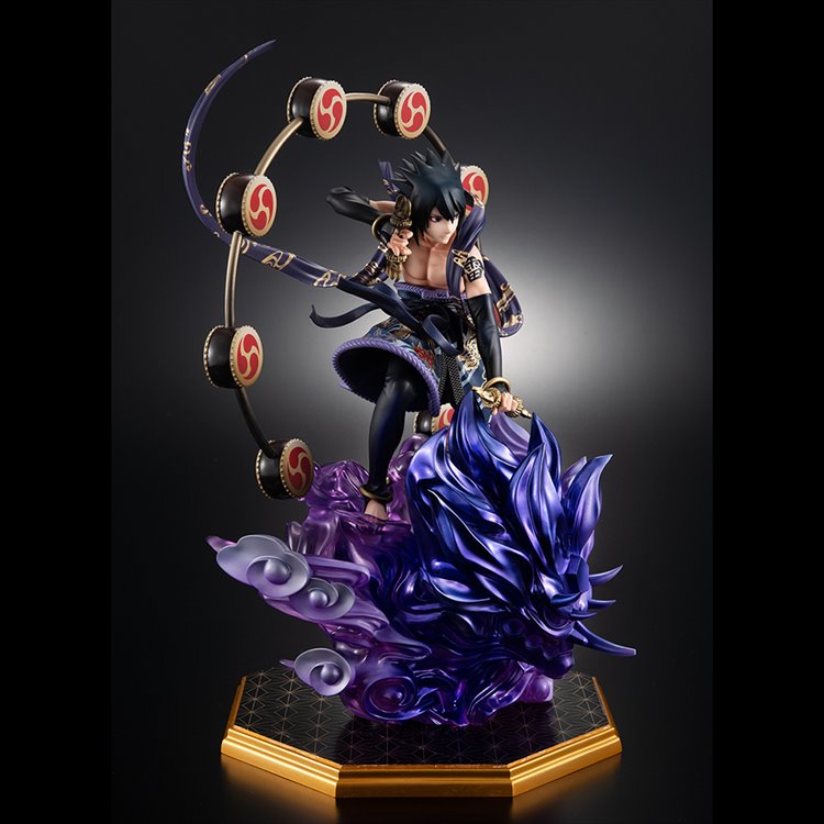 Naruto Shippuden - Precious G.e.m.series Naruto-shippuden- Sasuke Uchiha Thunder God PVC Figure