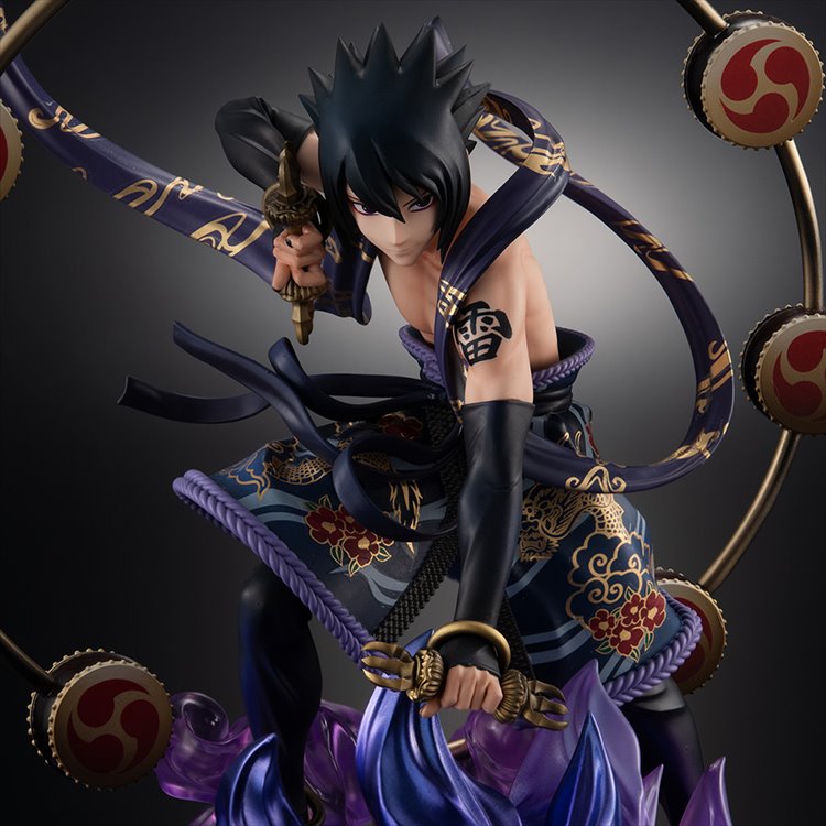 Naruto Shippuden - Precious G.e.m.series Naruto-shippuden- Sasuke Uchiha Thunder God PVC Figure