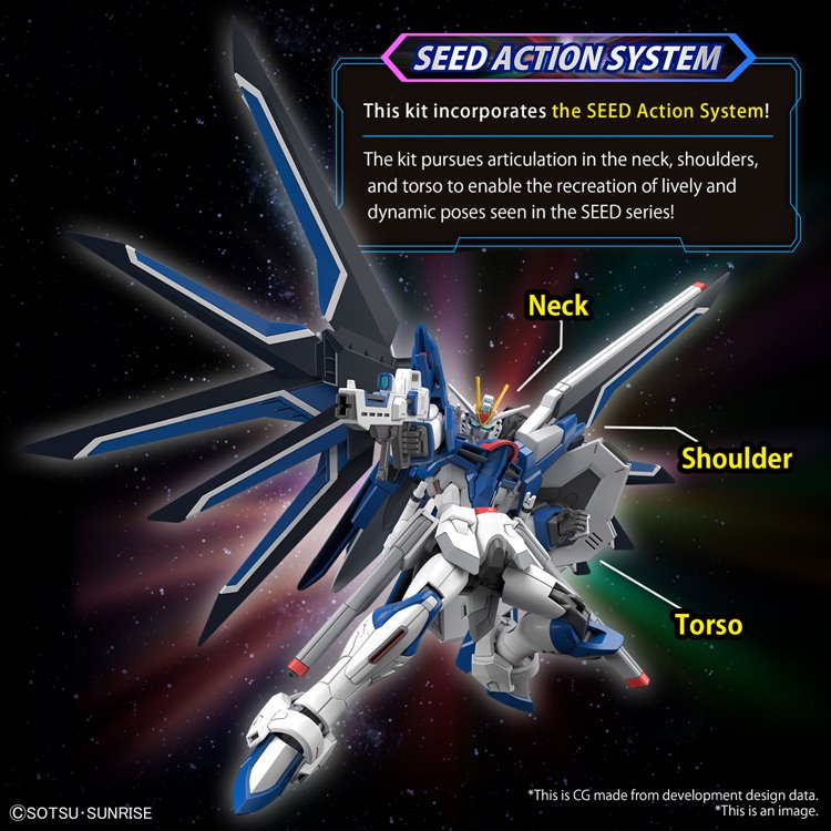 Gundam Seed Freedom - HG 1/144 Rising Freedom Gundam