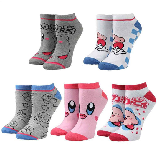 Kirby - 5 Pair Ankle Socks