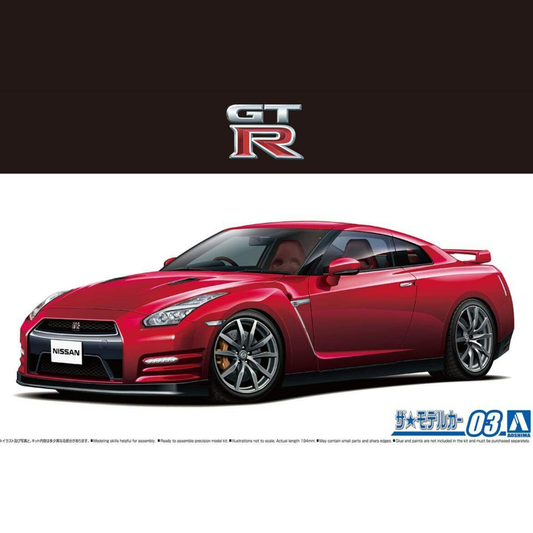 Aoshima - 1/24 Nissan R35 GT-R Pure Edition Model Kit